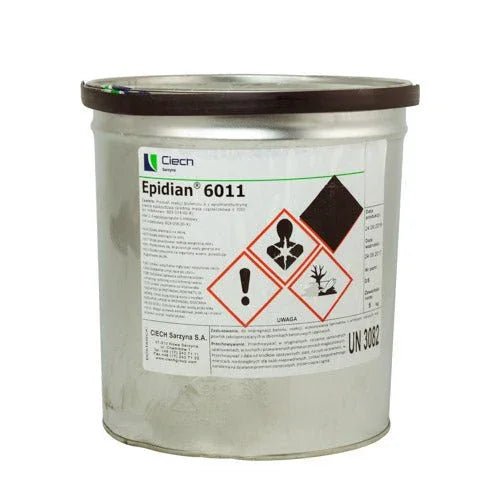 Epidian 6011 - żywica epoksydowa o bardzo niskiej lepkości (dostępne poj.: 1 kg, 5 kg, 50 kg, 200 kg)