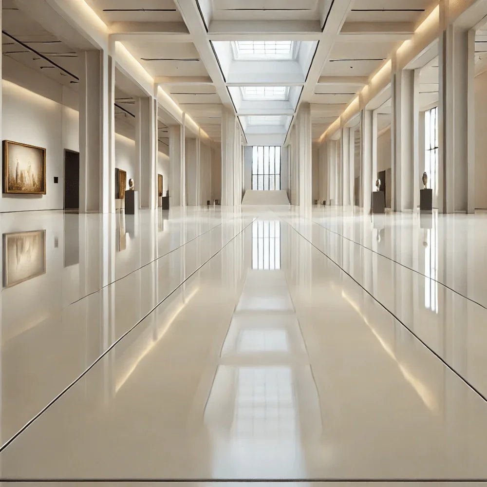 Żywica podłogowa epoksydowa Epidian Floor S1 – RAL 1013 - samopoziomująca, perfekcyjna podłoga dla wymagających - Gaz - Bud Pro