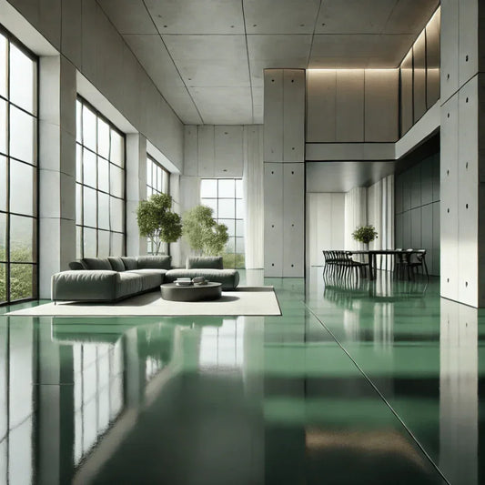 Żywica podłogowa epoksydowa Epidian Floor S1 – RAL 6001 - samopoziomująca, perfekcyjna podłoga dla wymagających