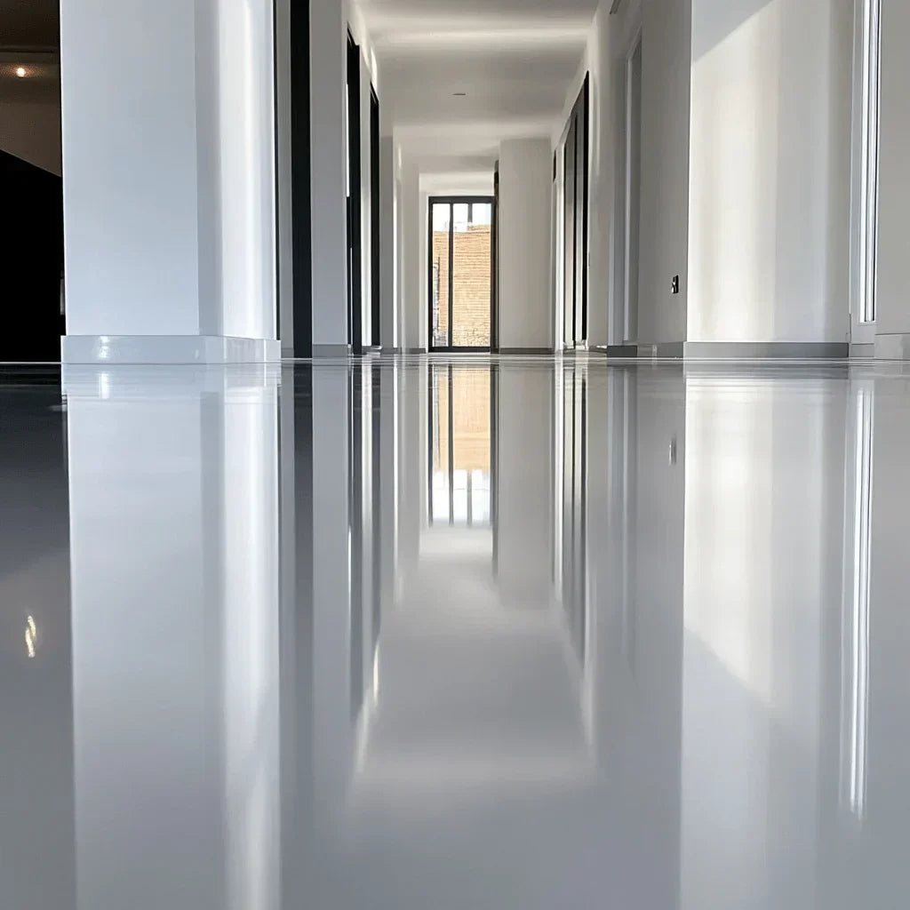 Żywica podłogowa epoksydowa Epidian Floor S1 – RAL 7035 - samopoziomująca, perfekcyjna podłoga dla wymagających - Gaz - Bud Pro