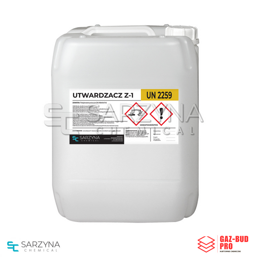Utwardzacz Sarzyna Z1 - do ciekłych żywic epoksydowych ( dostępne poj.: 1 kg, 4 kg, 20 kg, 200 kg)