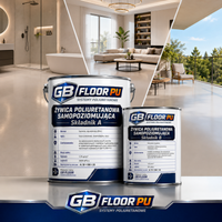 GB FLOOR PU - poliuretanowa żywica podłogowa PREMIUM UV odporna – dwuskładnikowa posadzka comfort - 13,5 kg (gotowy zestaw A+B na 10 metrów) - dużo kolorów