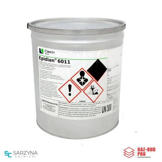 Epidian 6011 - żywica epoksydowa o bardzo niskiej lepkości (dostępne poj.: 1 kg, 5 kg, 50 kg, 200 kg) - Gaz - Bud Pro