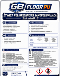GB FLOOR PU - żywica poliuretanowa – dwuskładnikowa posadzka comfort (gotowy zestaw A+B na 10 metrów) - dużo kolorów - Gaz - Bud Pro