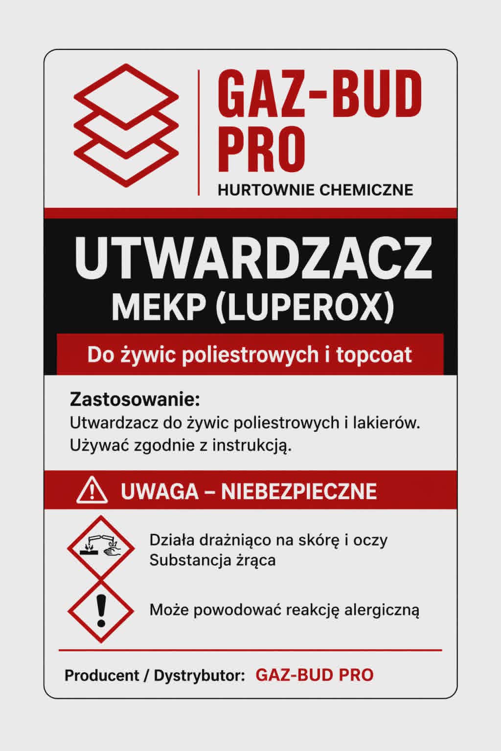 Kompletny zestaw naprawczy do laminatu, basenów i łodzi GAZ - BUD PRO - Gaz - Bud Pro