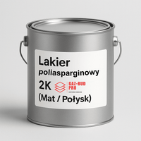 Lakier poliasparginowy PAS UV 2K – bezbarwny (Mat / Połysk) - Gaz - Bud Pro