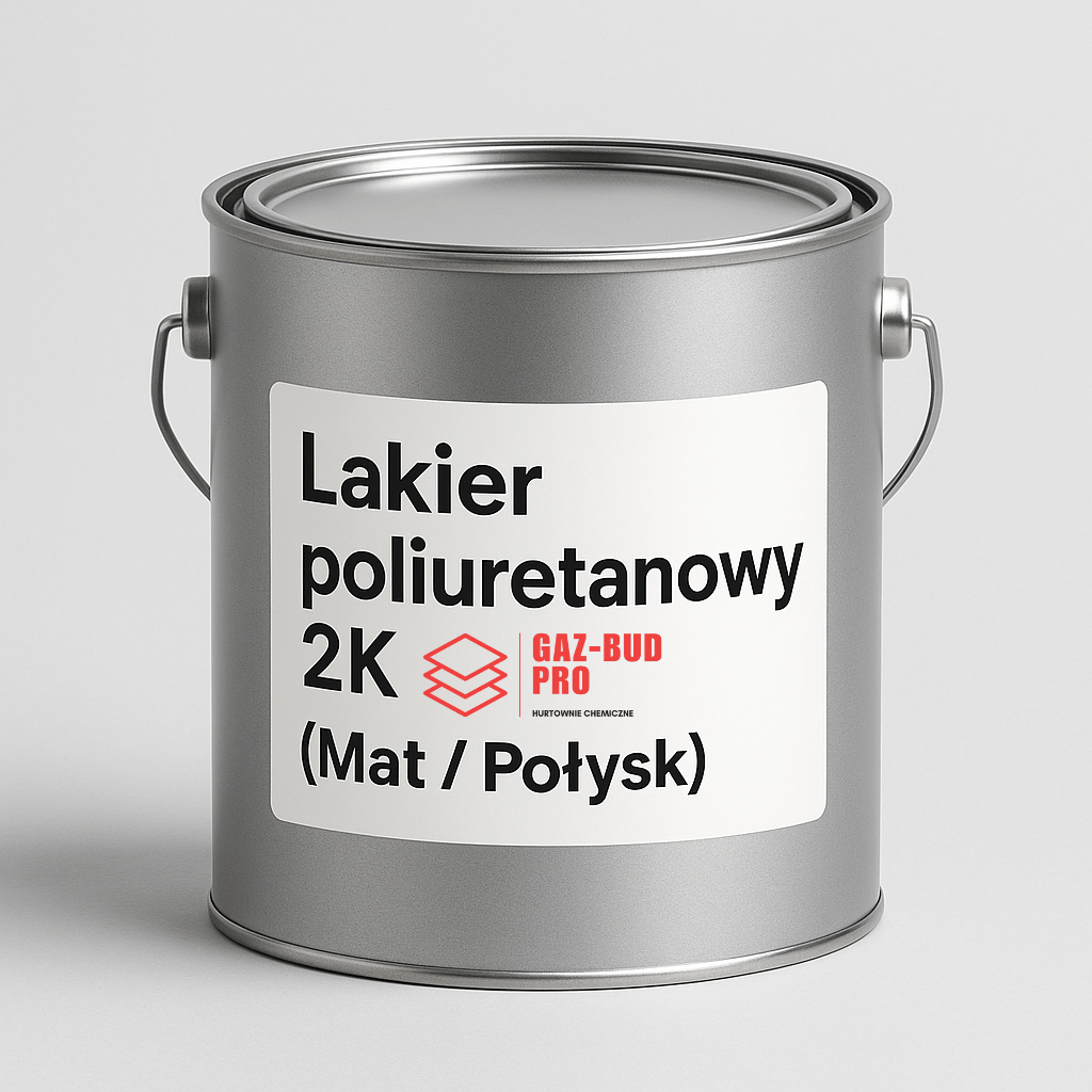 Lakier poliuretanowy 2K – bezbarwny (Mat / Połysk) - Gaz - Bud Pro