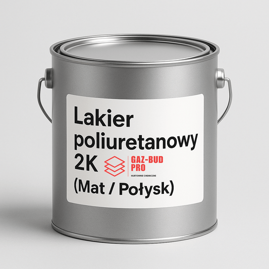 Lakier poliuretanowy 2K – bezbarwny (Mat / Połysk) - Gaz - Bud Pro