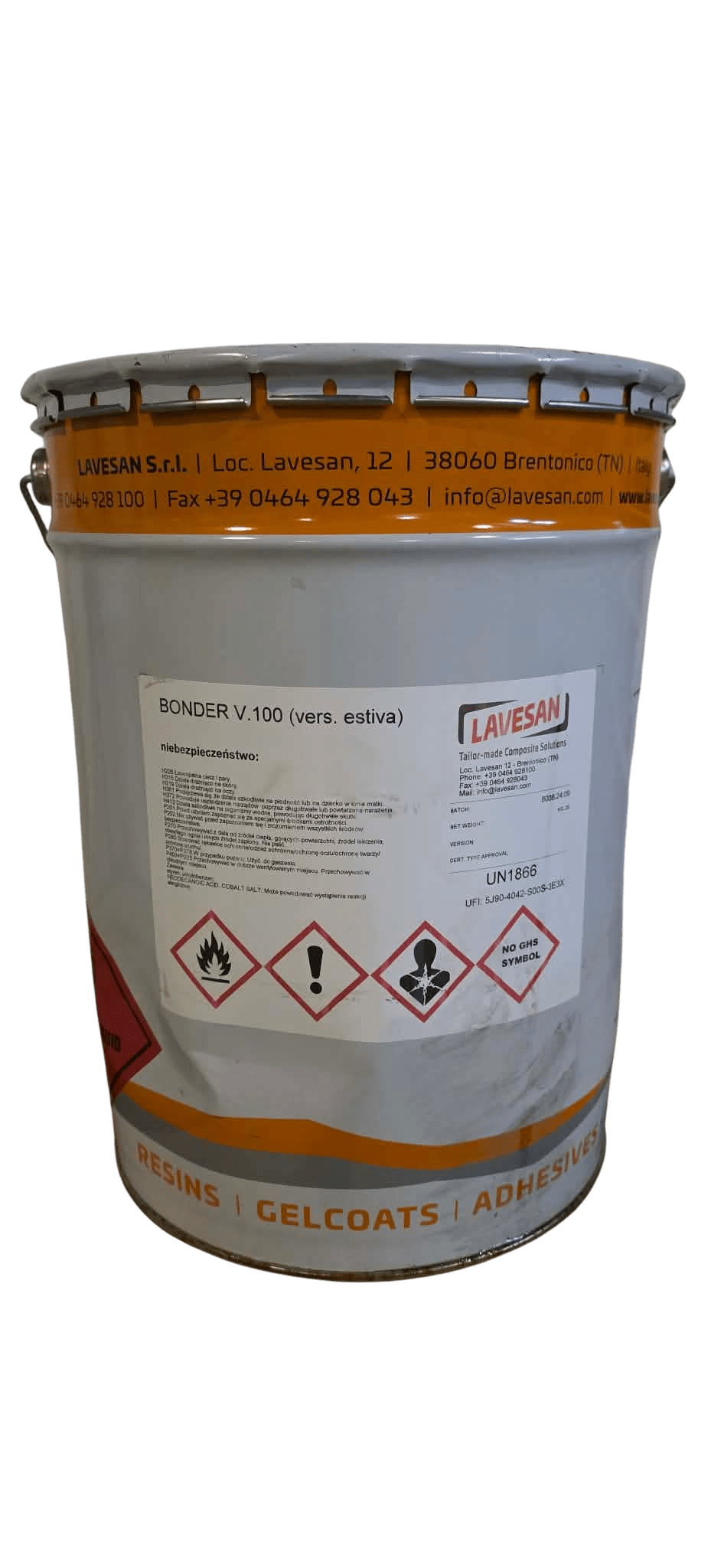Lavesan Bonder V100 20kg – Strukturalny Klej Winyloestrowy High - Performance - Gaz - Bud Pro