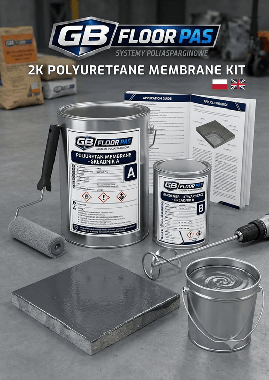 MEMBRANA HYDROIZOLACYJNA PU/2K - Gaz-Bud Pro