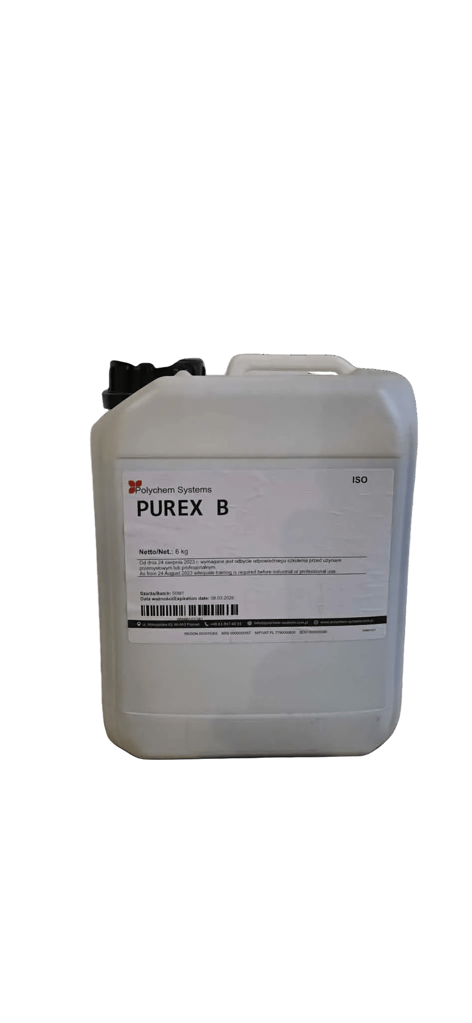 PUREX WG 2031 NS B2 LU 5kg + PUREX B 6kg - Zestaw 11kg - Gaz - Bud Pro