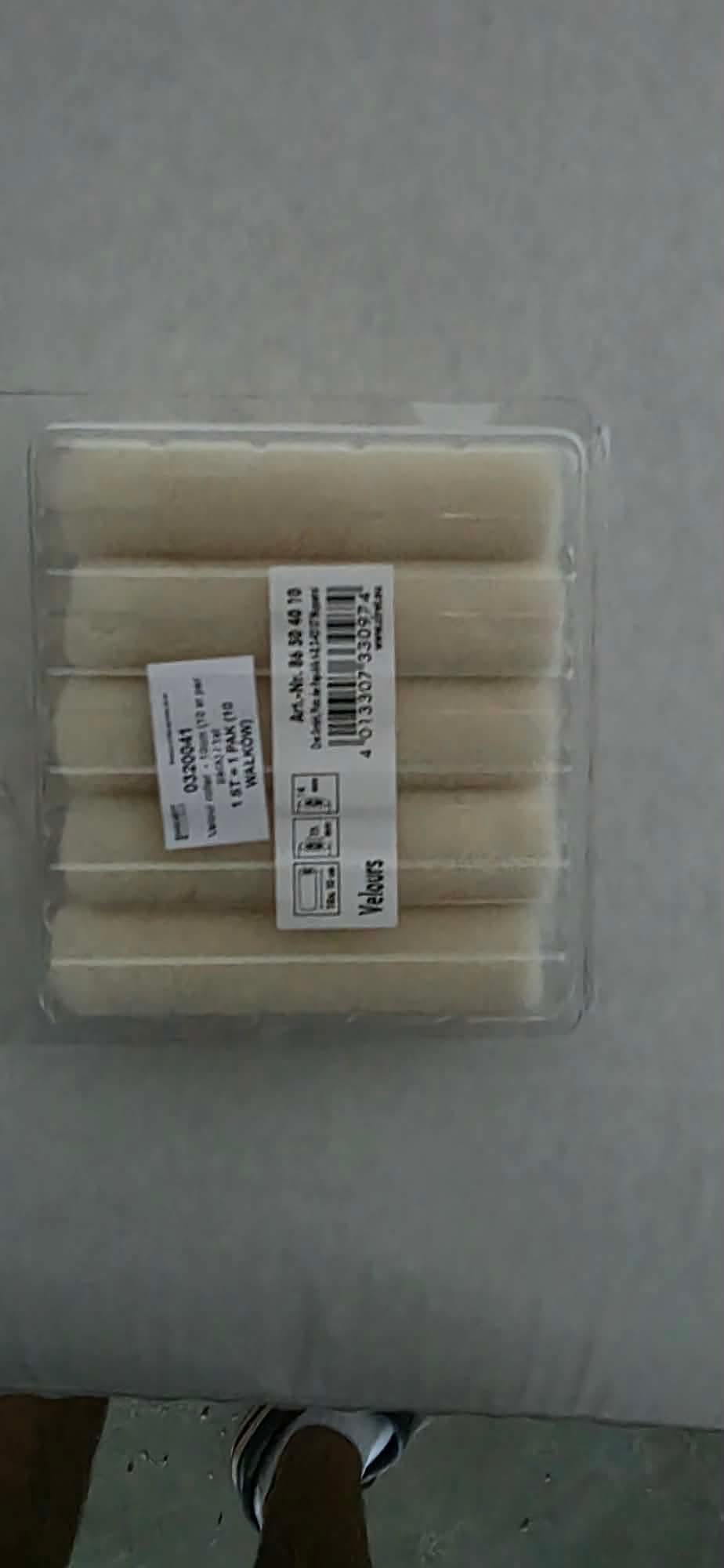 Wałki malarskie welurowe Velours 10 cm – komplet 10 szt.