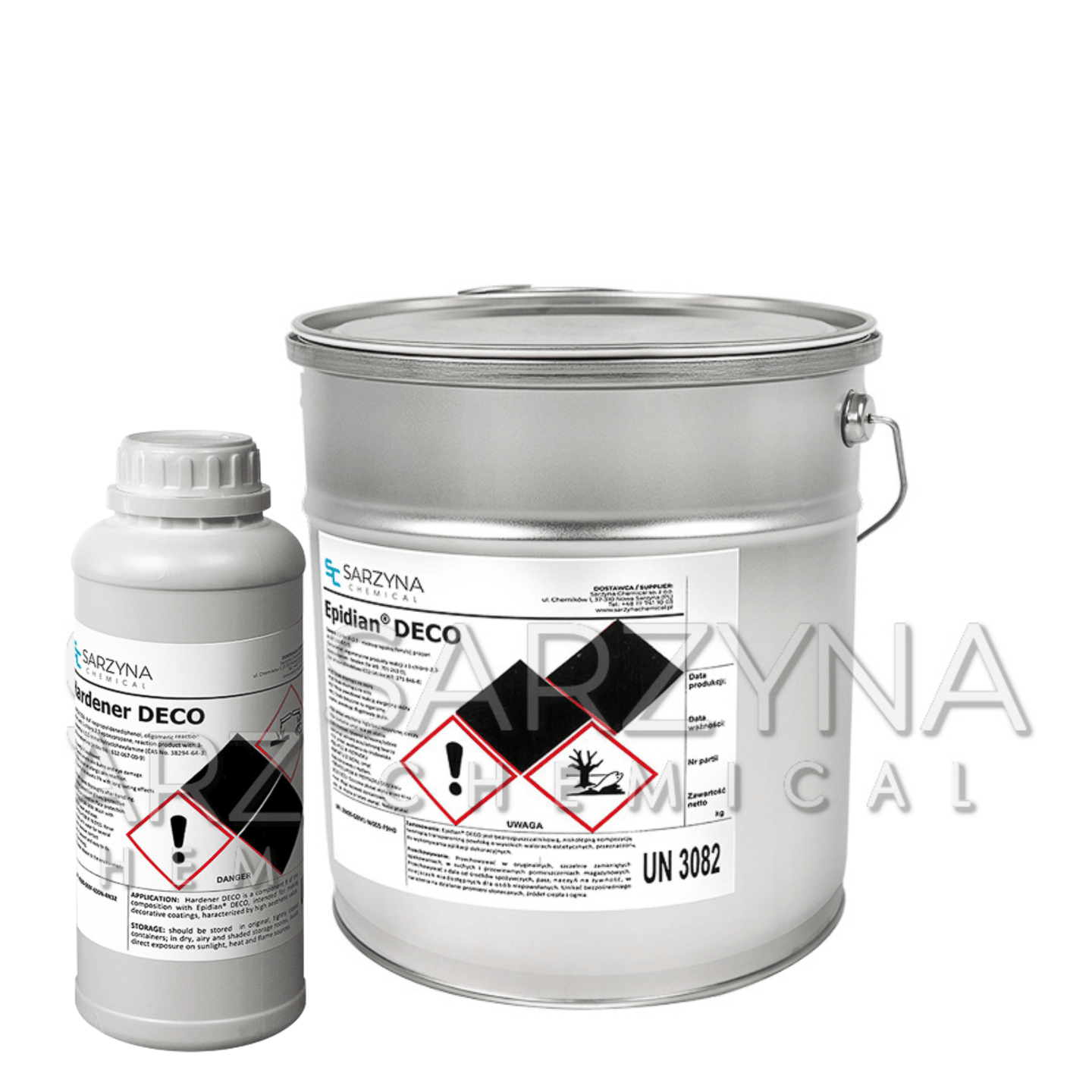 Zestaw Epidian DECO 5kg + utwardzacz 2kg - gotowy 2 - składnikowy system dekoracyjnej żywicy - Gaz - Bud Pro