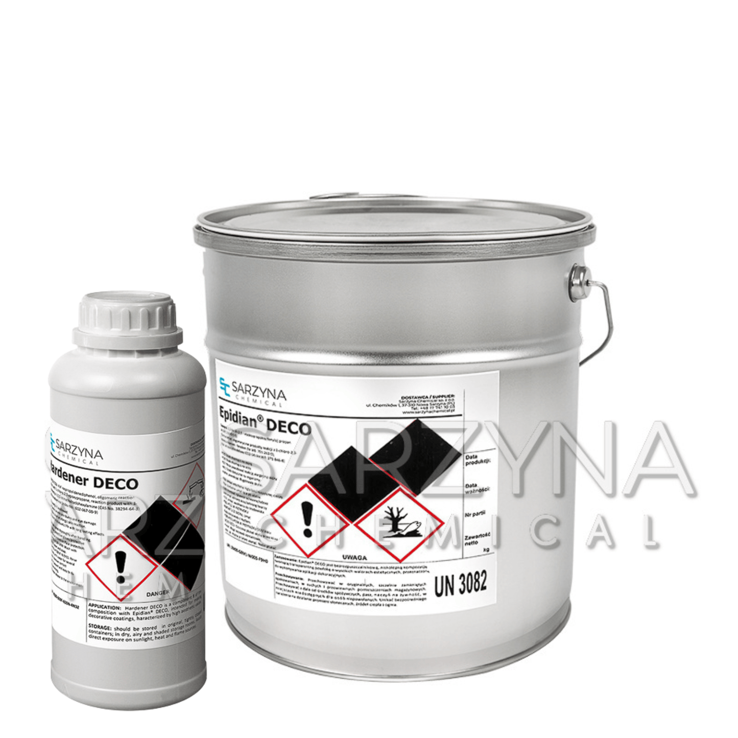 Zestaw Epidian DECO 5kg + utwardzacz 2kg - gotowy 2 - składnikowy system dekoracyjnej żywicy - Gaz - Bud Pro