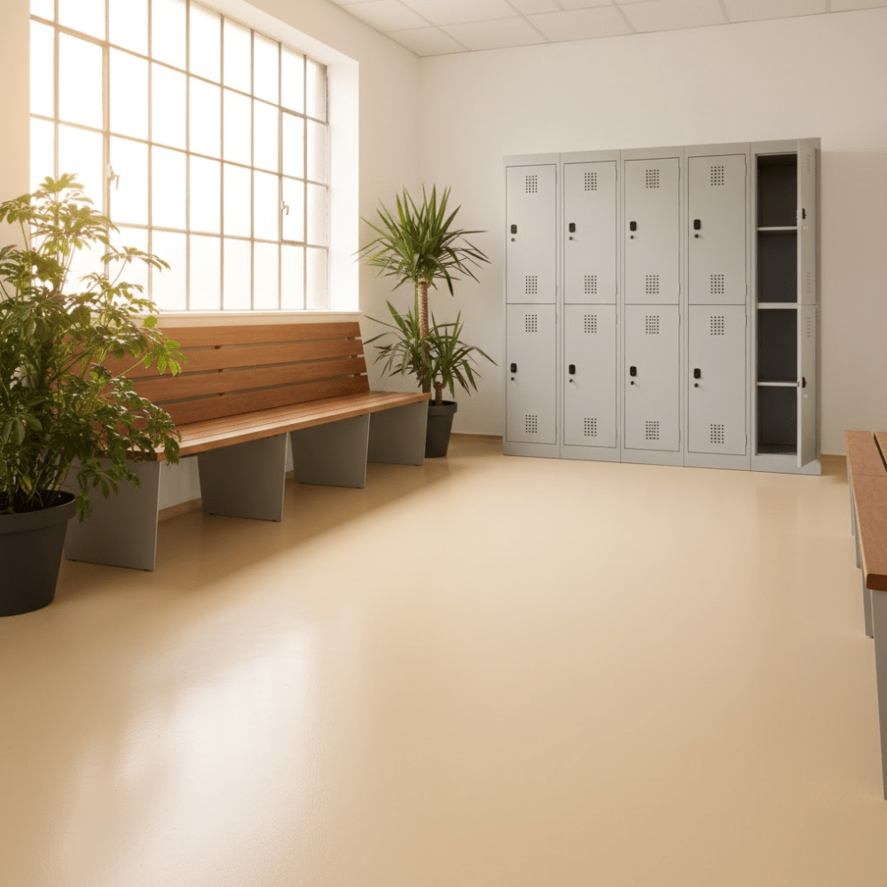 Żywica podłogowa epoksydowa Epidian Floor S1 – RAL 1015 - samopoziomująca, perfekcyjna podłoga dla wymagających - Gaz - Bud Pro