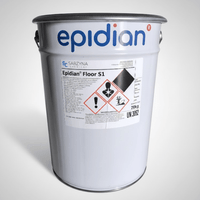 Żywica podłogowa epoksydowa Epidian Floor S1 – RAL 9005 - samopoziomująca, perfekcyjna podłoga dla wymagających - Gaz - Bud Pro